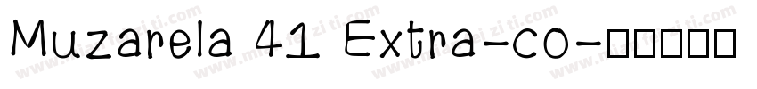 Muzarela 41 Extra-co字体转换